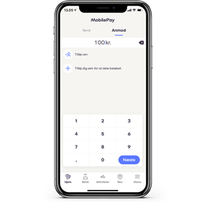 Anmod om penge i MobilePay-appen