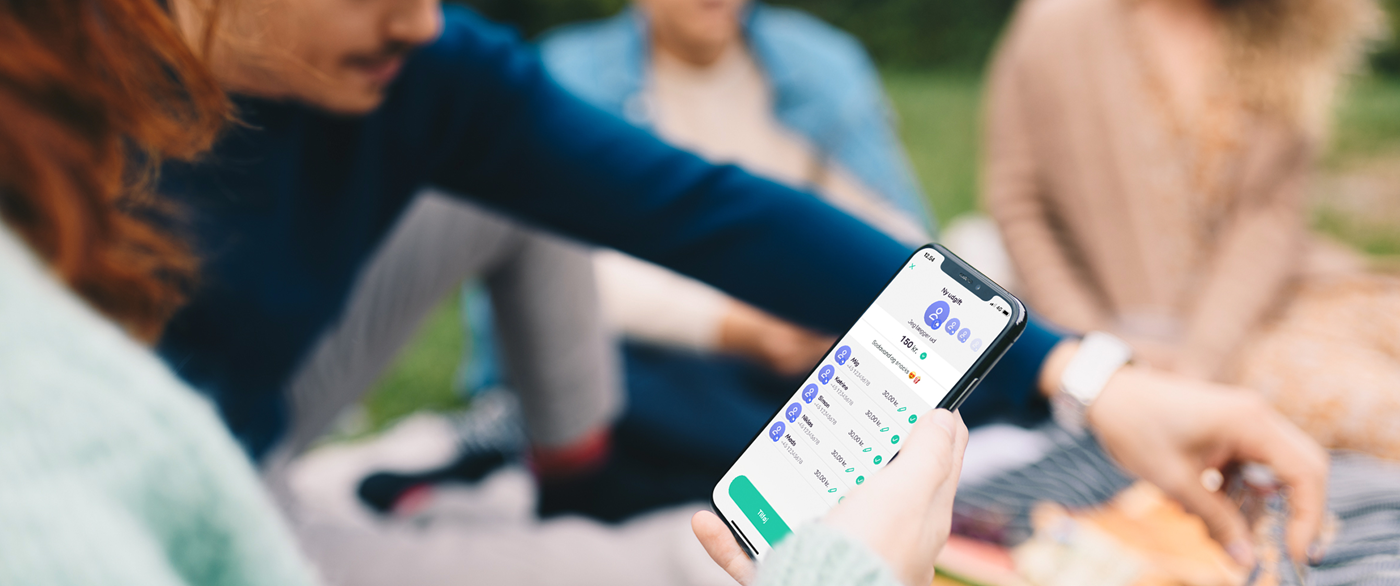 Billede som viser WeShare oversigt i appen.