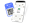 Billede der viser en betaling til MobilePay butik og QR kode