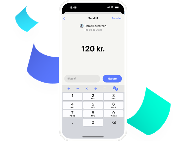 Billede af send penge med MobilePay