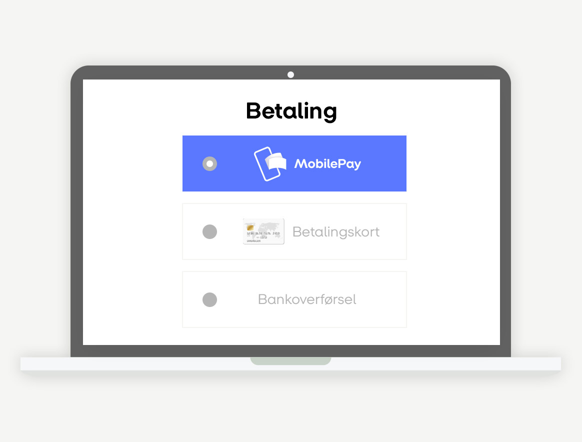 Billede til Online om synligt logo