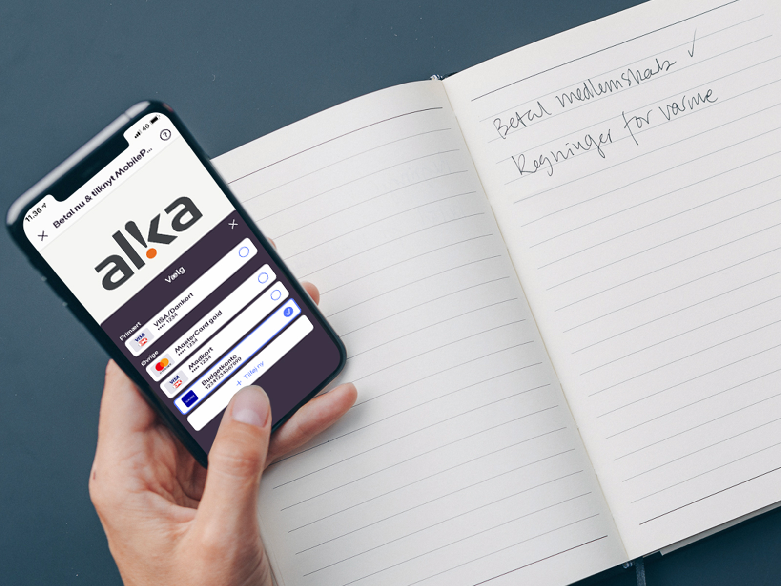 Tilknyt din konto i MobilePay