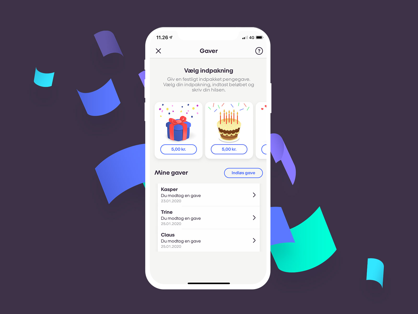 MobilePay Pengegaver - nyhed i din MobilePay-app