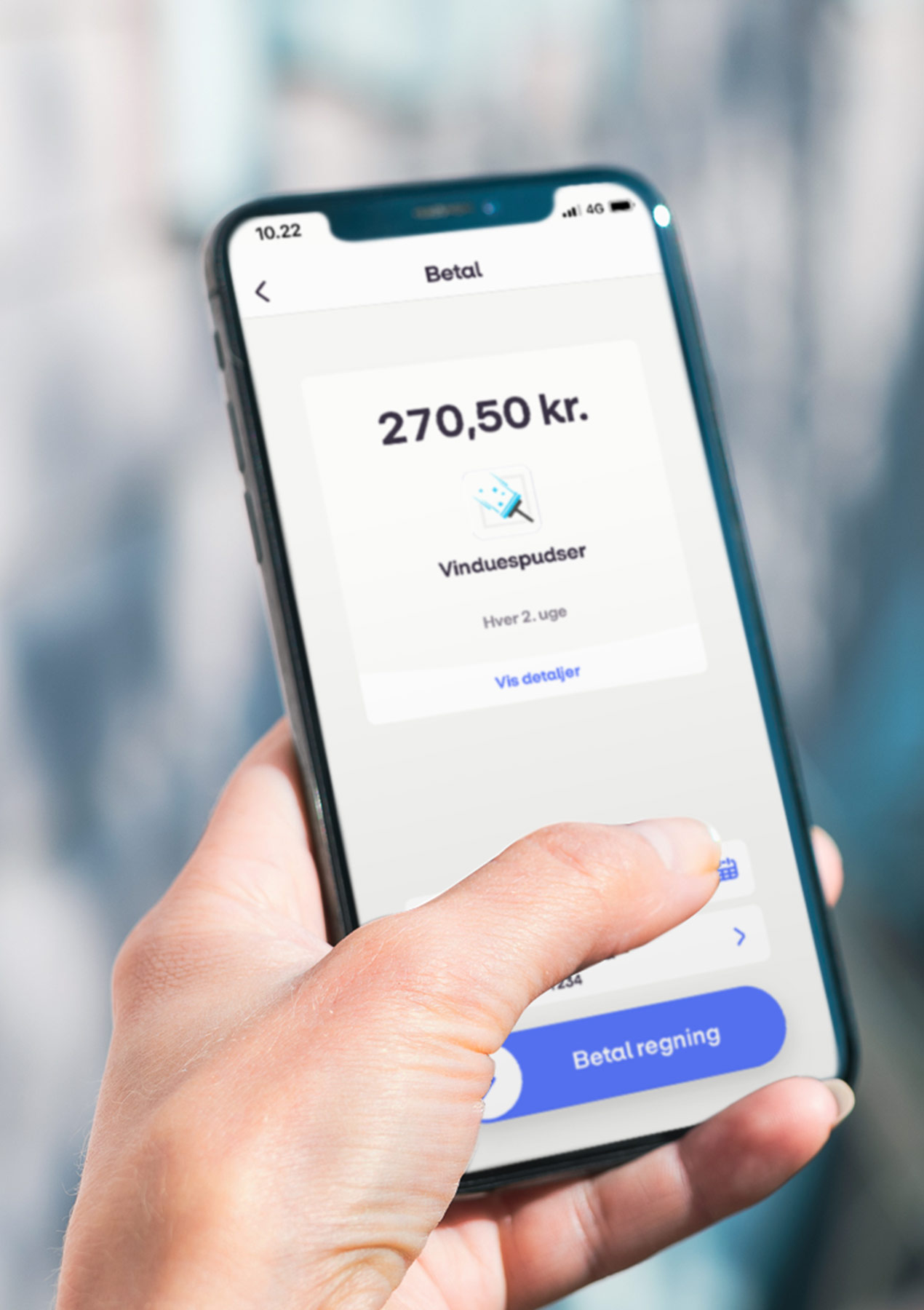 Betal dine regninger med MobilePay
