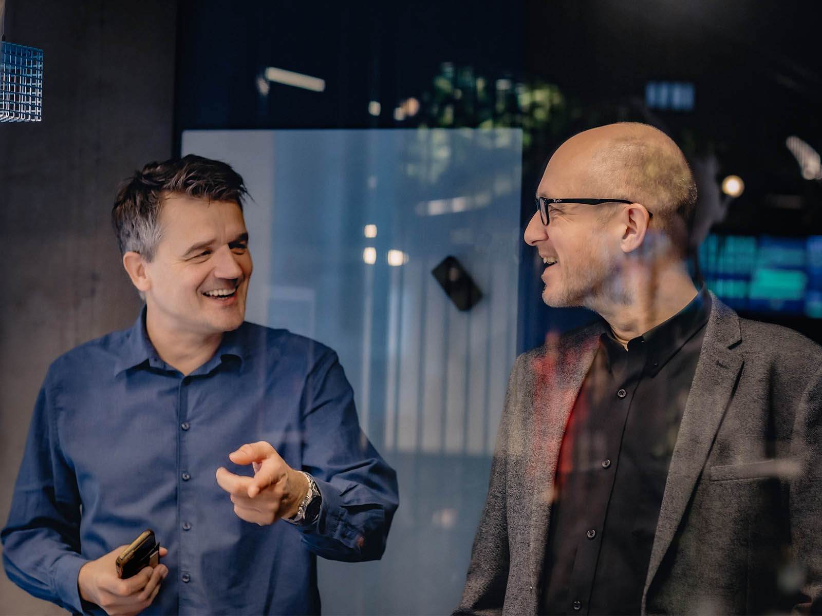 Rune Garborg from Vipps and Claus Bunkenborg from MobilePay