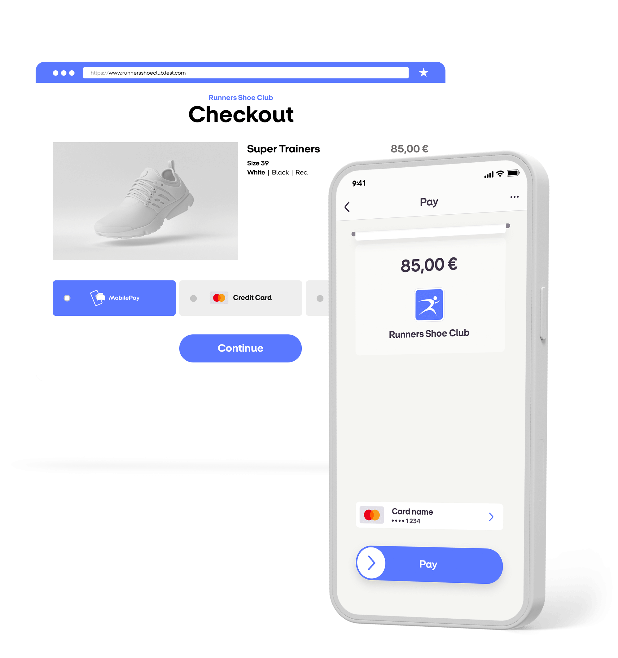 Create a simple ecommerce checkout flow with MobilePay